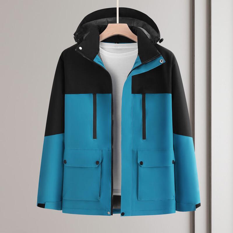 Men s Outdoor Windproof Fleece Lined Jacket 2XL