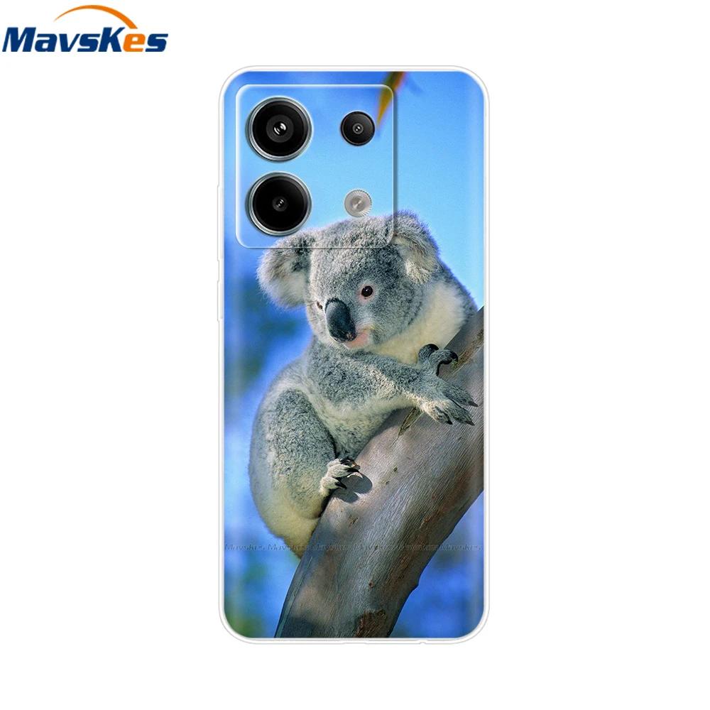 Etui do Xiaomi Redmi Note 13 Pro 5G Urocze Serduszko Miłości Silikonowe Miękkie Pokrowiec na Telefon Dla Redmi Note 13 5G Coque Etui Redmi Note13 Przezroczyste