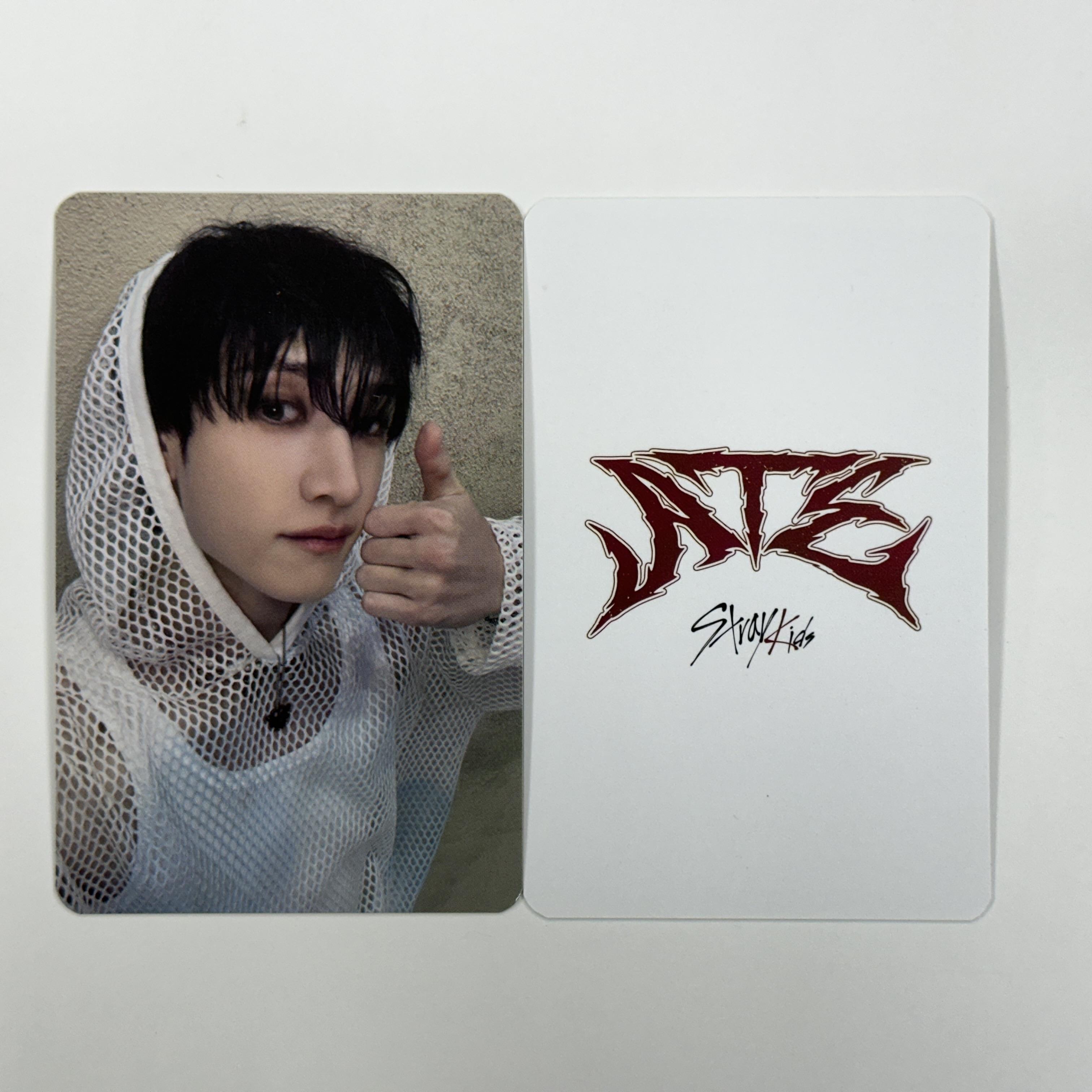 

Stray Kids ATE Альбом Blue Dream Media POB Фотокарточка Bang Chan