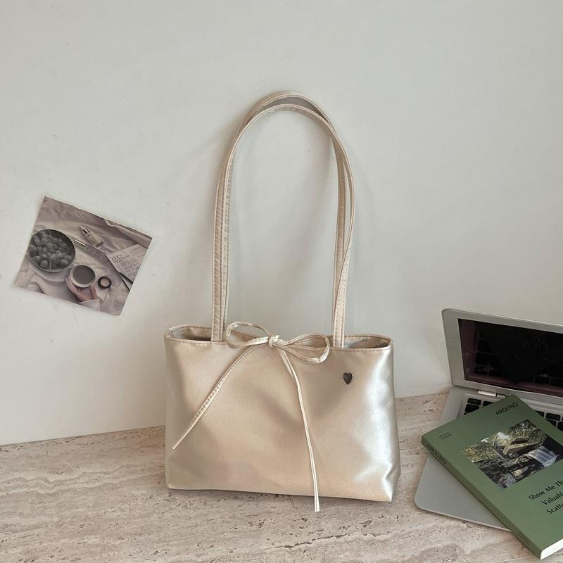 Women's Bow Shoulder Bag Commuter Tote Bag