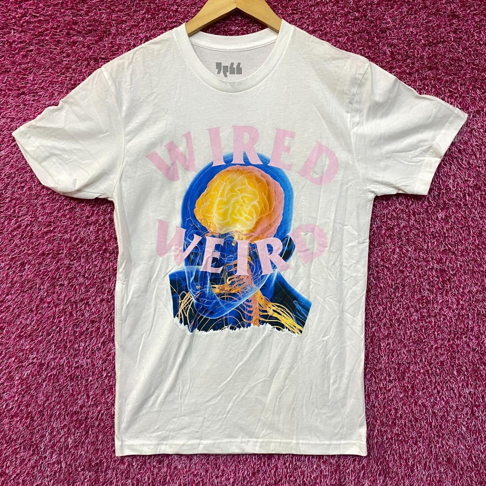 Wired Weird Graphic Design T-Shirt Small S