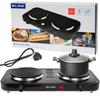 Electric Two-Burner Stove Heating Plate for Electricity Tourist Strong