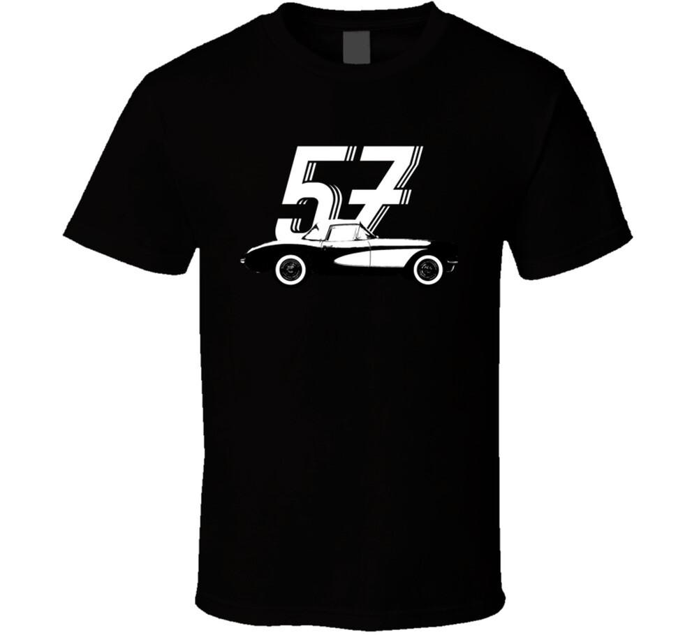 1957 Chevrolet Corvette C1 283 Convertible Vintage Car Year Fan T Shirt S