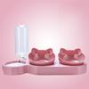 1SET cat bowl dog bowl cat food basin anti-knock automatic water dispenser feeder non-wet mouth pet bowl