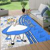 1pcAlice Carpet Area Rug, Bedroom, and Playroom - Durable, Stain-Resistant, and Easy To Clean, Living Room, Laundry Room, Home Decor, Christ