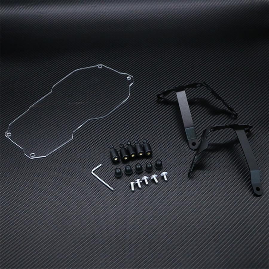 

Transparent Headlight Guard Protector Lens Cover Grill for BMW R1200GS ADV 13-18