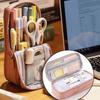 Large-capacity Folding Pencil Case Double-layer Student Stationary Boxes  Study Supplies