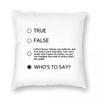 Whos To Say John Mulaney Comeback Kid Square Pillowcase Polyester Linen Velvet Pattern Zip Decor Sofa Seater Cushion Cover 18