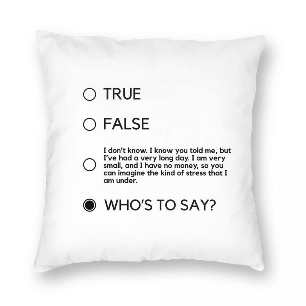 Whos To Say John Mulaney Comeback Kid Square Pillowcase Polyester Linen Velvet Pattern Zip Decor Sofa Seater Cushion Cover 18