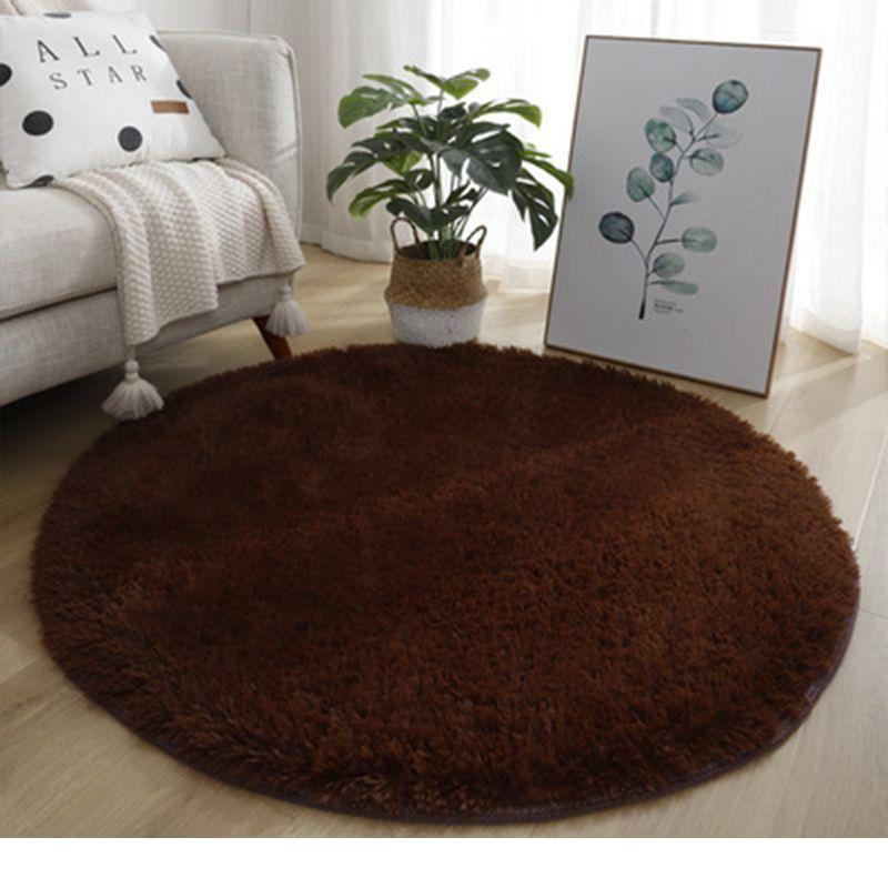 Super Soft Plush Round Rug Mat Fluffy White Carpets For Living Room Home Decor Bedroom Kid Room Decoration Salon Thick Pile Rug