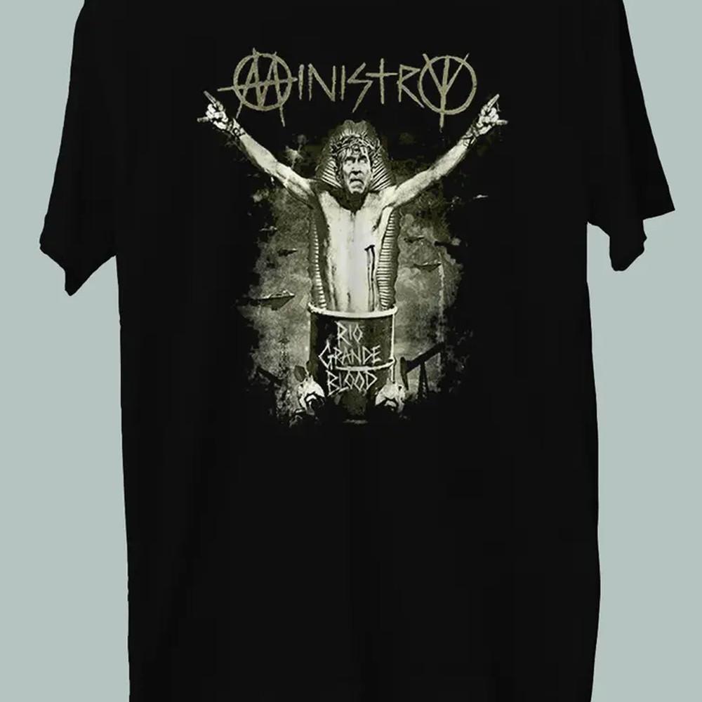 Ministry band album TSHIRT black short sleeve tee S to 5Xl X297 Unisex T-Shirt XL