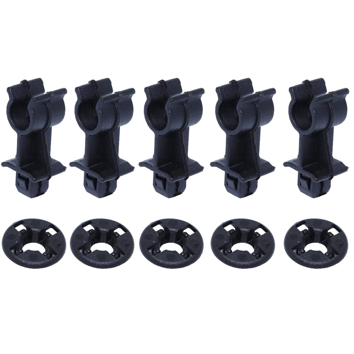 

Для Nissan Pathfinder R51 2012 2011 2010-2005 автомобильный фиксатор капота поддержка капота Prod стержень зажим держатель крепежные аксессуары 5 SET