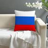 Russia Flag Print Pillow Case Sofa Decorative Home Double-sided Print Plush Square Throw Pillow Covers Cushion Decor Cover