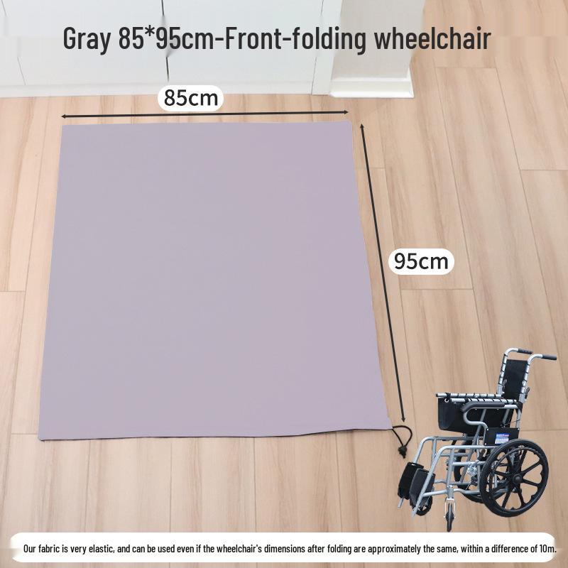 Elastic Folding Wheelchair Dust Cover - Anti-Dirt Sleeve for Medical Equipment