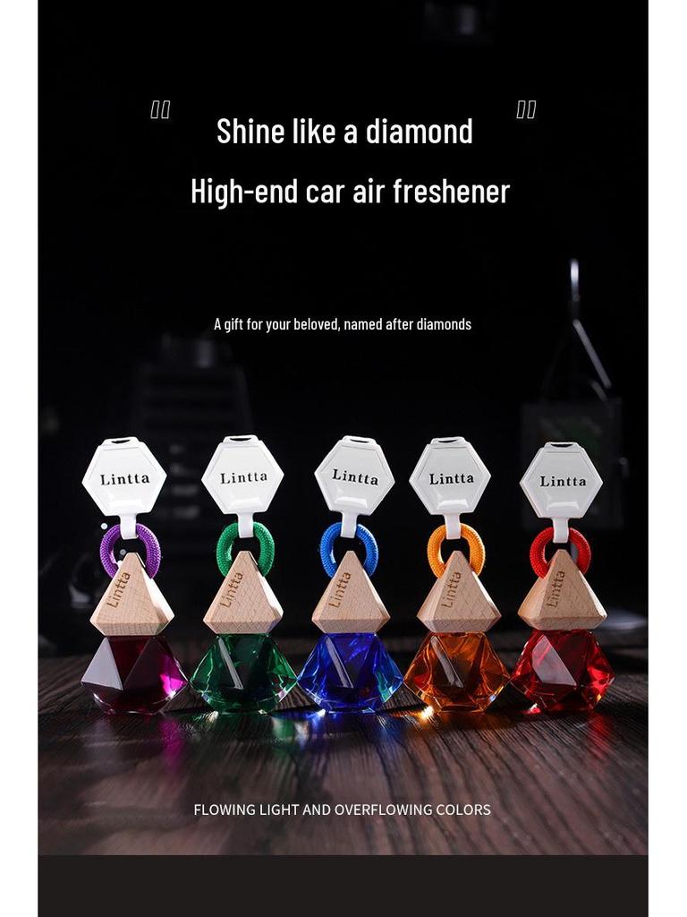 Long-lasting Car Pendant Air Freshener - Premium Fragrance Essential Oil for Interiors