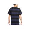Nike SB Logo Stripe Print Embroidery Loose Round Neck Casual Sport Short Sleeve T-Shirt Men Tops Navy FB8151-410