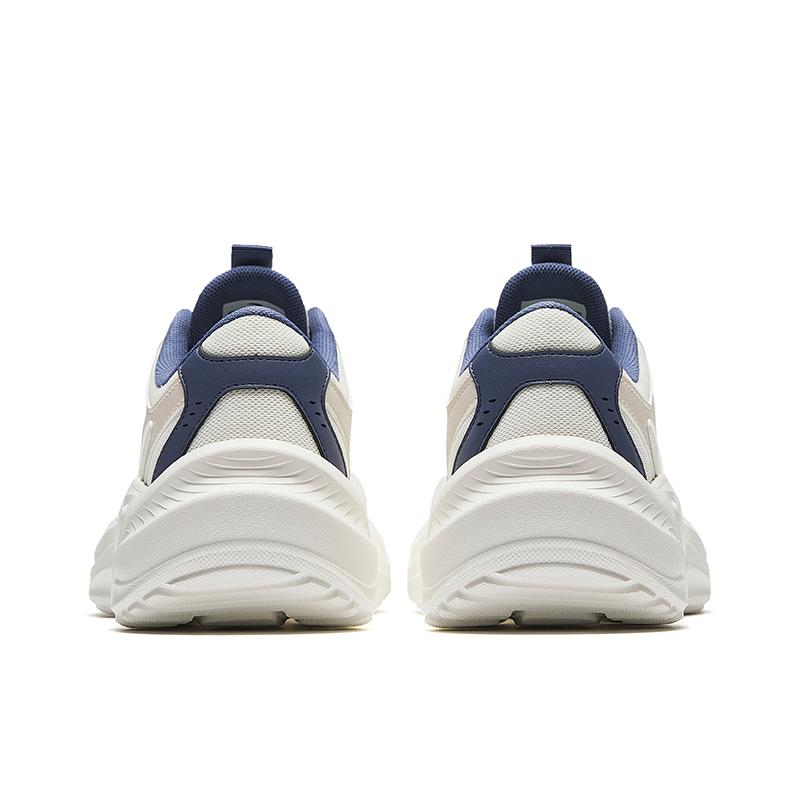 Anta Little Millennium Simple Versatile Non-Slip Breathable Low-Top Casual Shoes Men Sneakers White Gray Blue 912538826-2