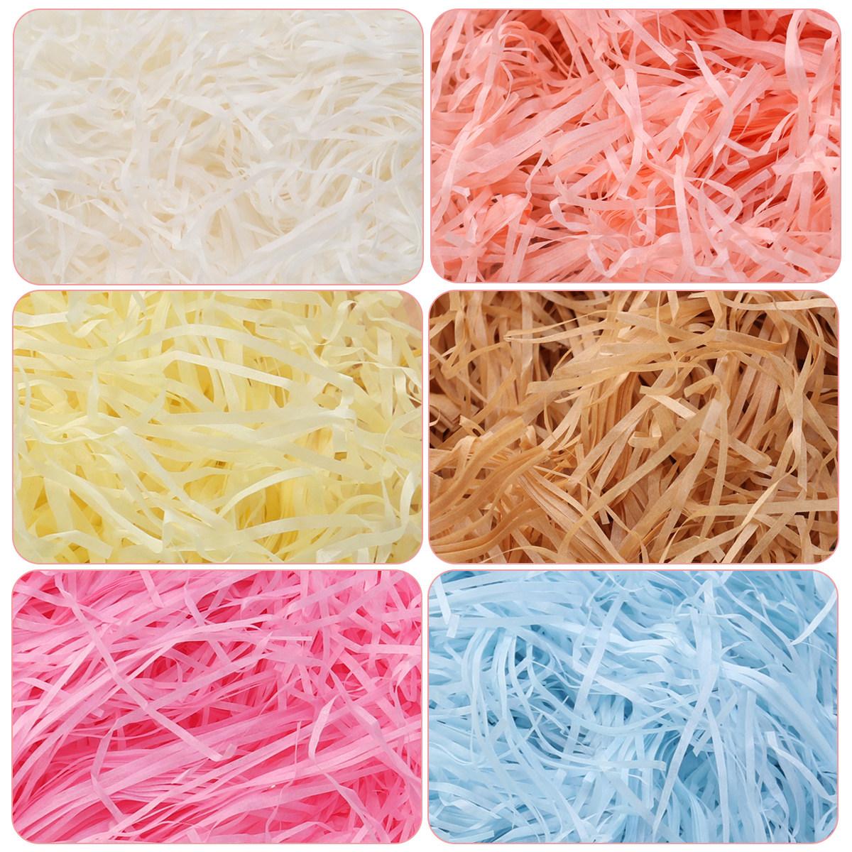 

20G Non Toxic Tasteless Lafite Grass Silk Shred Filler for Candy Chocolate Gift Boxes Birthday Anniversary Wedding Valentines other розовый