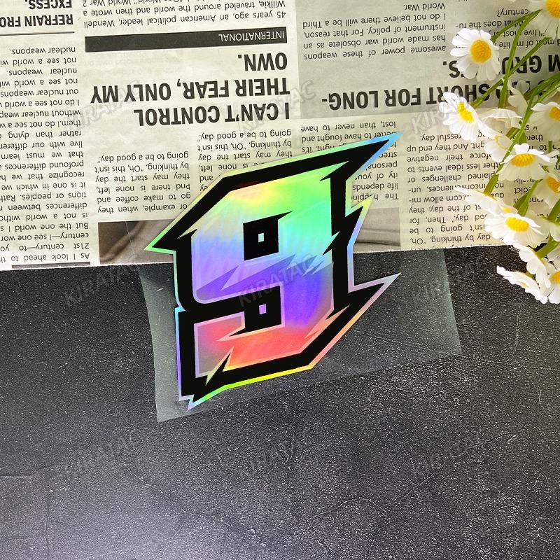 1PC Arabic Numerals Motorcycle Stickers Waterproof for Motorbike Fuel Tank Fender Fairing Scooter Helmet Bike Vinyl Decals