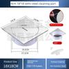 304 Thickened Stainless Steel Cleaning Access Port 110 Floor Inspection Port Hotel Engineering Cleaning Port Plug-In Floor Drain