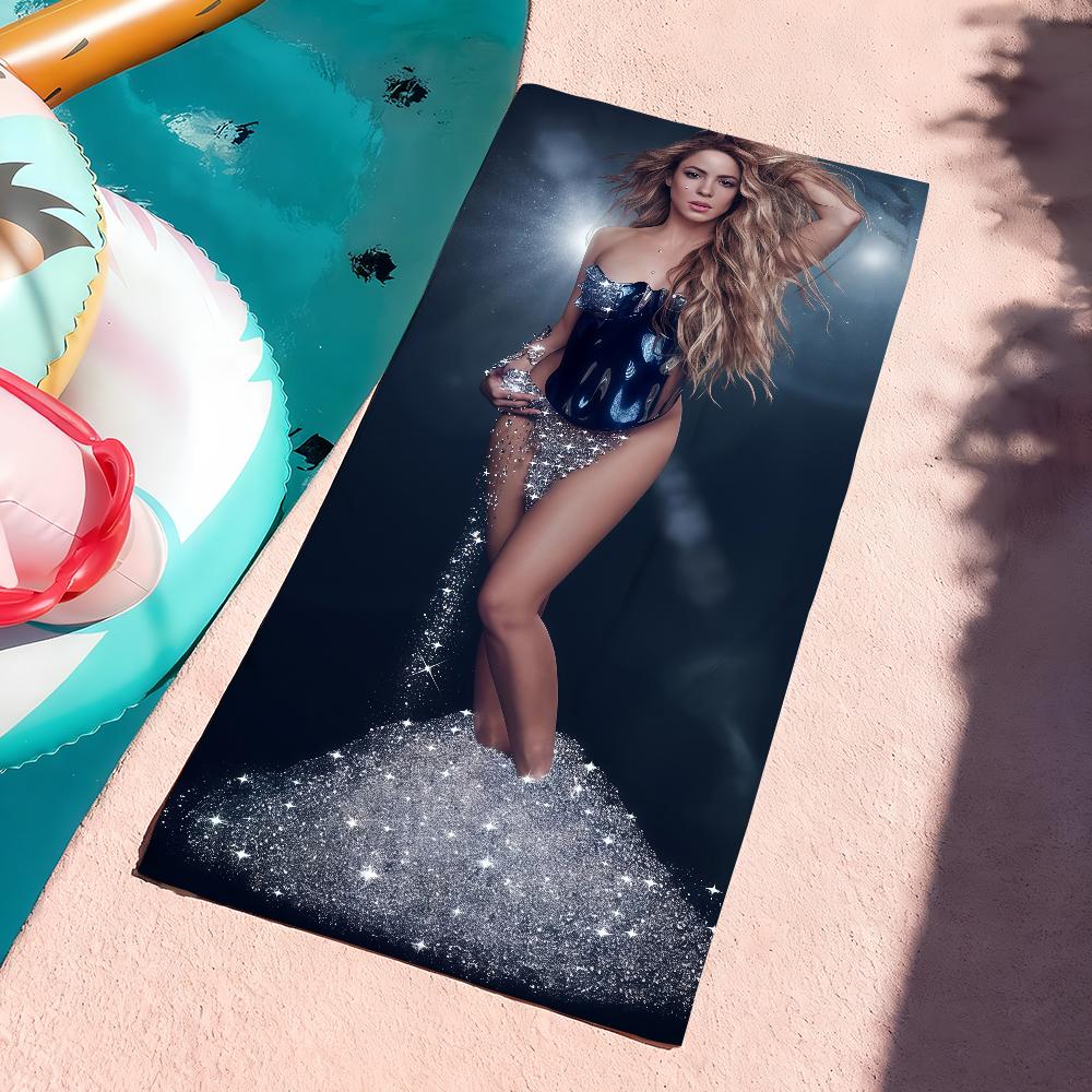 Singer S-Shakira-S Towel Sports Quick Dry Travel Camping Gear Sandproof Soft Light Large Beach Towel