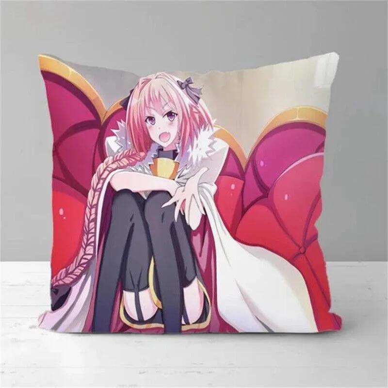 Anime Astolfo Fate/Apocrypha Pillow Case Cushion Cover Throw Home Dcor