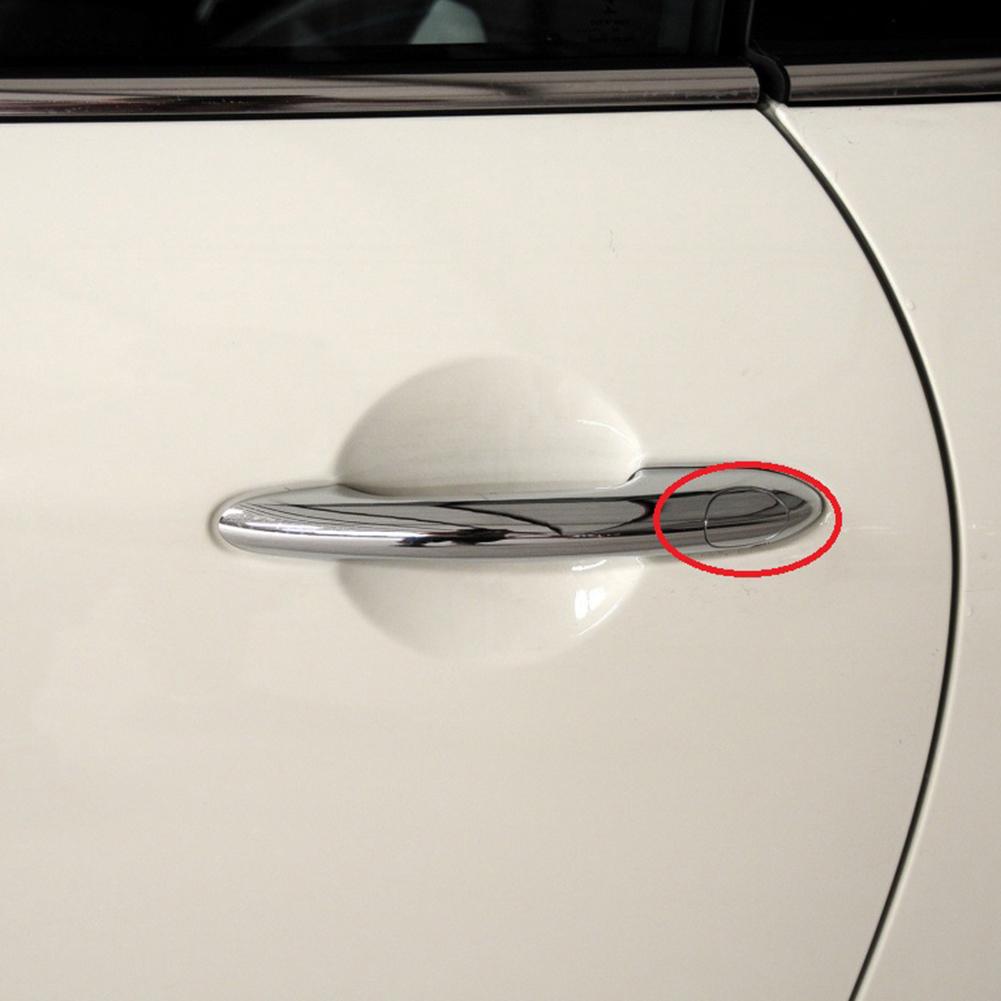 Car Front Outside Door Handle Lock Key Cover Cap 51217431945 Car Outside Door Handle Cover Replacement for BMW Mini F55 F56