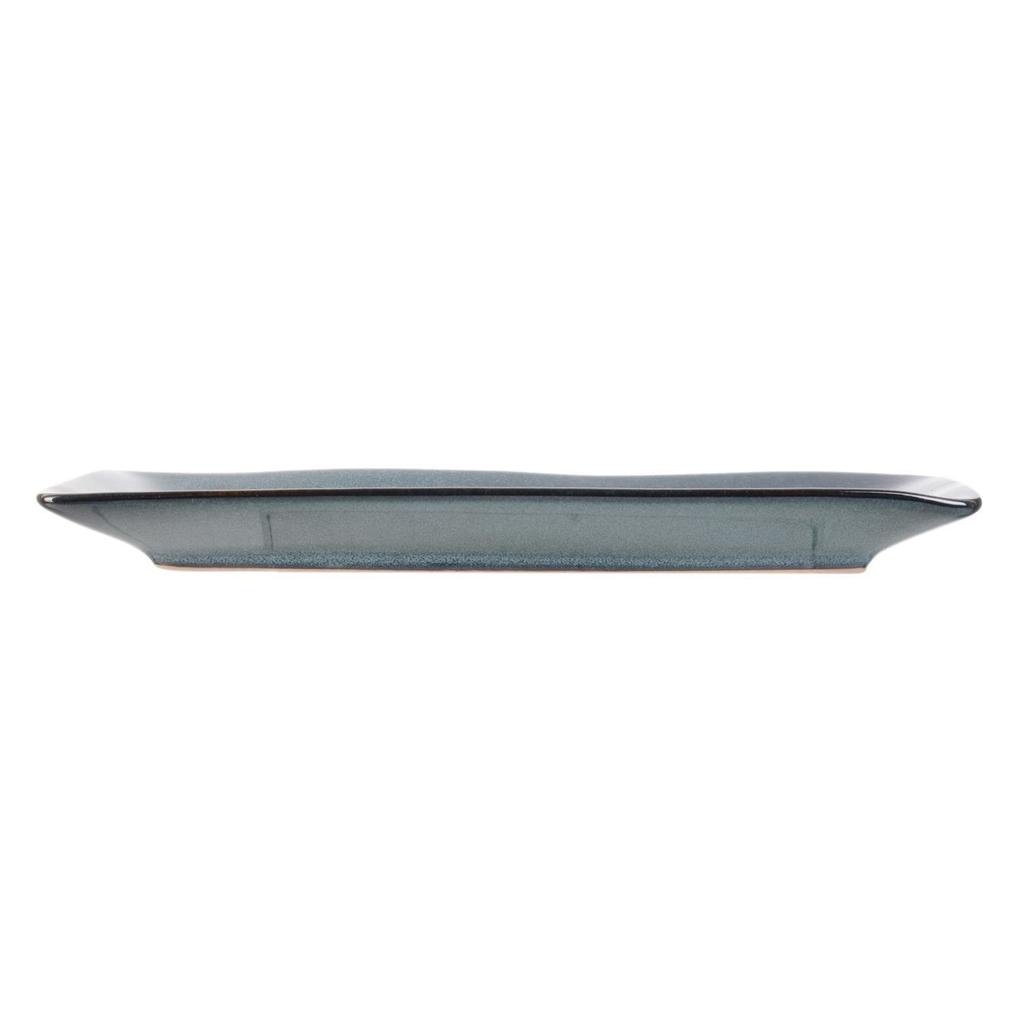 RECTANGULAR PLATE Tierra BLUE 22x10 cm