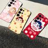 Brand P-peko Chan Lovely Girl Phone Case For Samsung S 24 Fe 25 Ultra Plus 20 Lite 21 30 22 23 24 22 Ultra 5G Fundas