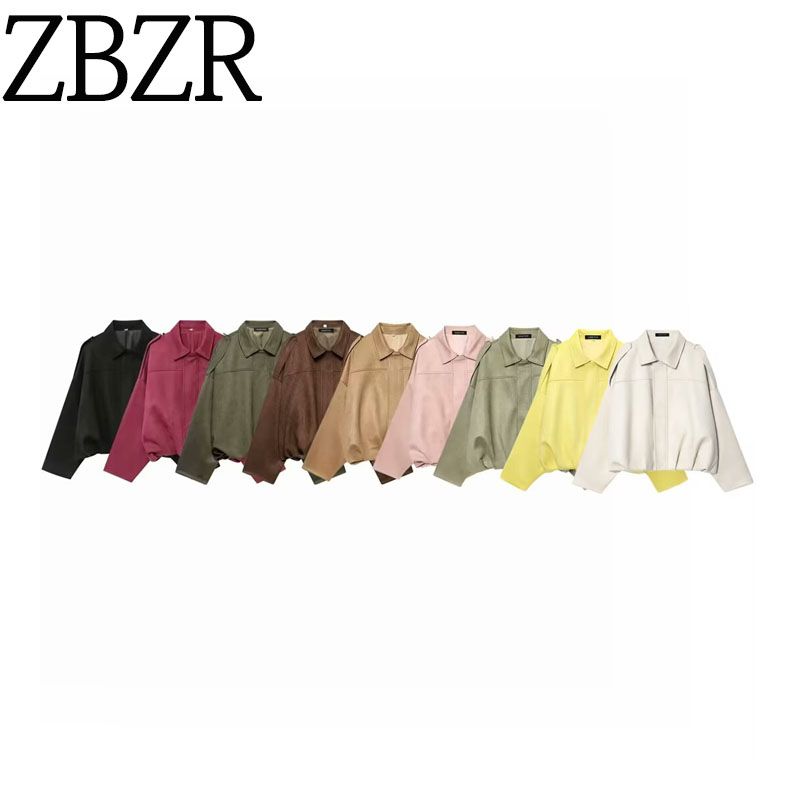 Za Export New Arrival Women's Clothing ZR Fashion Style Fashionable Temperamental All-Match Casual Loose-Fitting Slimming Coat 4344155