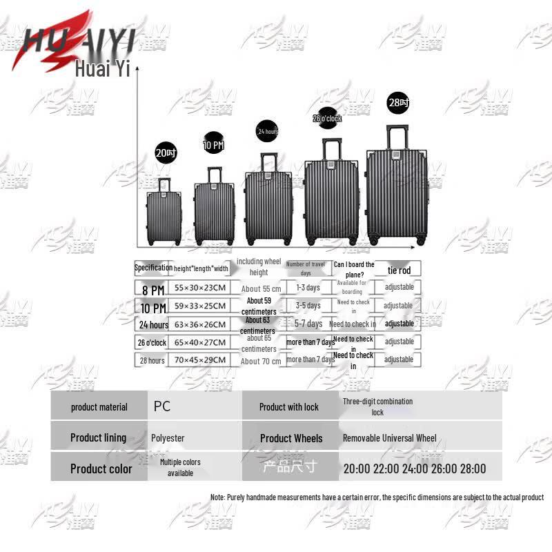 Huaiyi Aluminum Frame Commemorative Suitcase