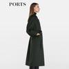 PORTS Women's Cashmere Long-Sleeve Mid-Length Coat