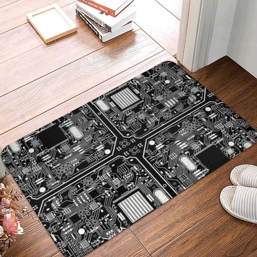Coding Programmer Nerd Geek Doormat Mat Anti-Slip Science Hacker Computer Code Kitchen Bath Living Room Rug Carpet 40*60cm