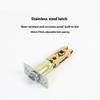 Modern Alloy Passage Door Locks Matte Black Finish Alloy Easy Installation Kits With Keys Plate Screws