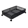 Under The Bed Quilt Storage Bins Large Capacity Rolling Iron Drawer For Clothes, Blankets Foldable Shoe Organizer