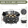 Outdoor Windproof Camping Gas Stove Furnace Burning Propane Burner With Piezoelectric Ignition For Picnic Cooking Hiking Burner