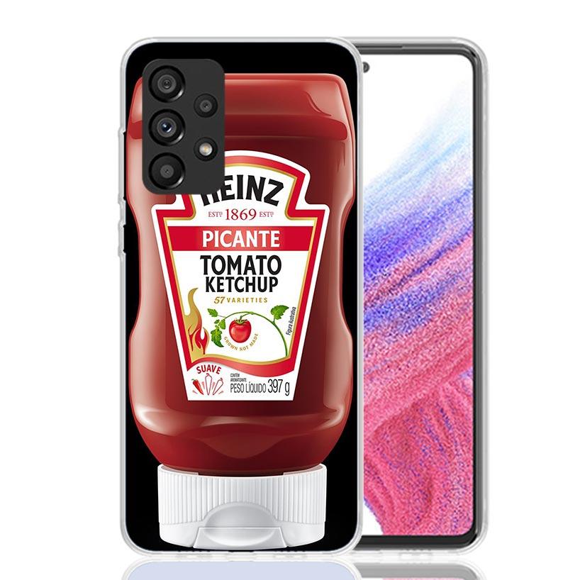 Lamb Heinz Tomato Ketchup Phone Case For Samsung Galaxy A17 A16 A14 A15 A13 A57 A56 A54 A55 A53 A37 A36 A34 A35 A33 A26 A24 A25