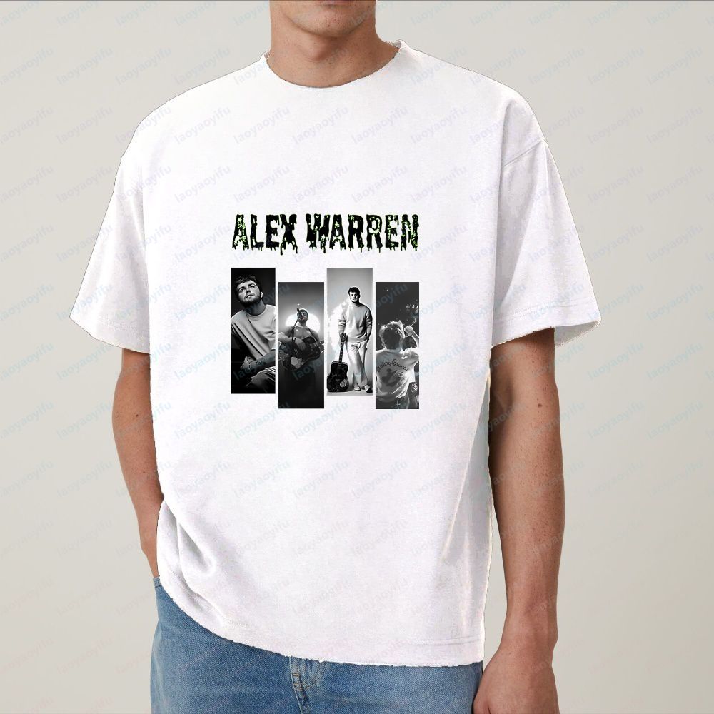 Alex Warren - Classic Band Sportswear Men's and Women's Unisex Short-sleeved T-shirt in Popular