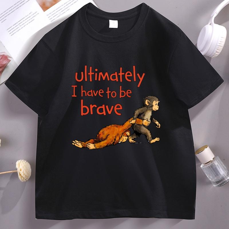 

Baby Monkey Holding Plush Toy Graphic T Shirts Men Women Team Punch T-shirt Casual Comfortable Round Neck Short-sleeved Tees S разноцветный