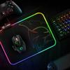 Tapis de souris gamer - empire gaming - dark rainbow - rgb led - 12 modes - surface ultra lisse