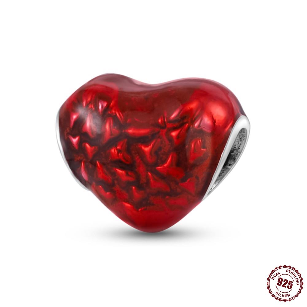 Style Copper Red Series Charms Christmas Gifts Beads Fit Wear Original Bracelets Charms Girls Jewelry