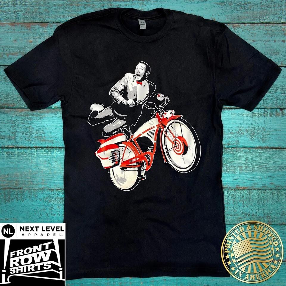 Pee Wee Herman#039s Big Adventure Bike Paul Reubens TShirt Unisex T-Shirt S
