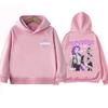Girls Hooded Sweatshirt Warm KPop Demon Hunter Rumi Derpy Cartoon Boy Children's Korean Wave Fashion Casual Tops Casual Clothing