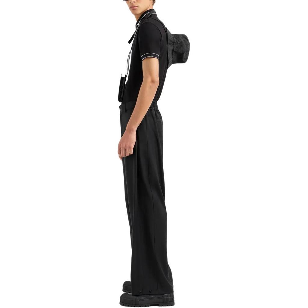 EMPORIO ARMANI Polo Shirt Men's Black 3D1FM4-1JCYZ-0068