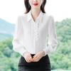 Yuan 2226 Women's Long Sleeve French Style Mulberry Silk Shirt - New Fashion 2025