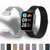 For Xiaomi Redmi Watch 3 Active/Lite Strap Replacement Magnetic Metal Correa Milanese loop Bracelet redmi watch 3 active band