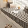 Rabbit Plush Bay Window Mat Winter  New Window Sill Mat Balcony Seat Cushion Cream Ins Wind Tatami Customization