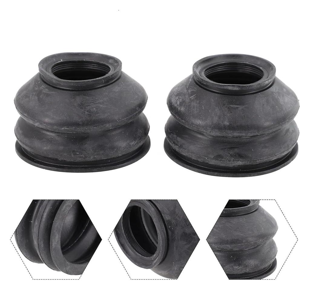 2pcs Ball Joint Dust Boot Cover Replacement for 23mm/33mm/41mm Size Outer Tie Rod Ball Joint Tie Rod End Silicone Inner