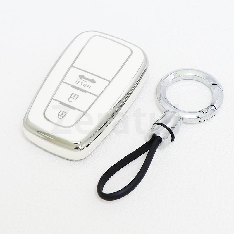 Für Toyota Highlander Chr C-Hr Prius Prado Land Cruiser Corolla Camry Rav4 TPU Auto Schlüsselhülle Keyless Abdeckung Schale Fob Zubehör