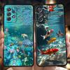 Phone Case For Samsung A15 A13 A35 A55 A51 A71 A41 A31 A21S A03S A05 A17 A23 A25 A33 A53 A73 5G A07 4G Cover Cartoon Cute Fish